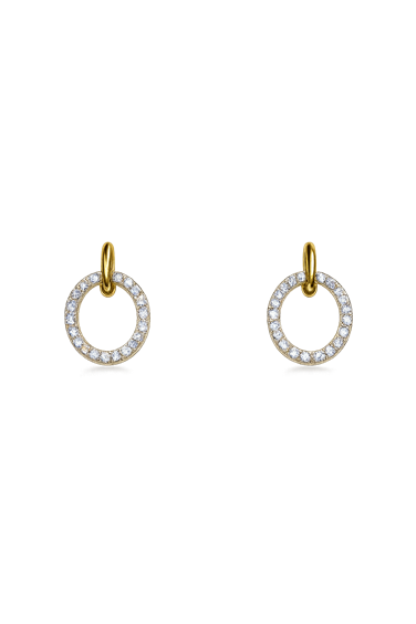 Orecchini Vidali Gioielli Donna in Oro giallo Zircone OROR-17-34 - OROR-17-34